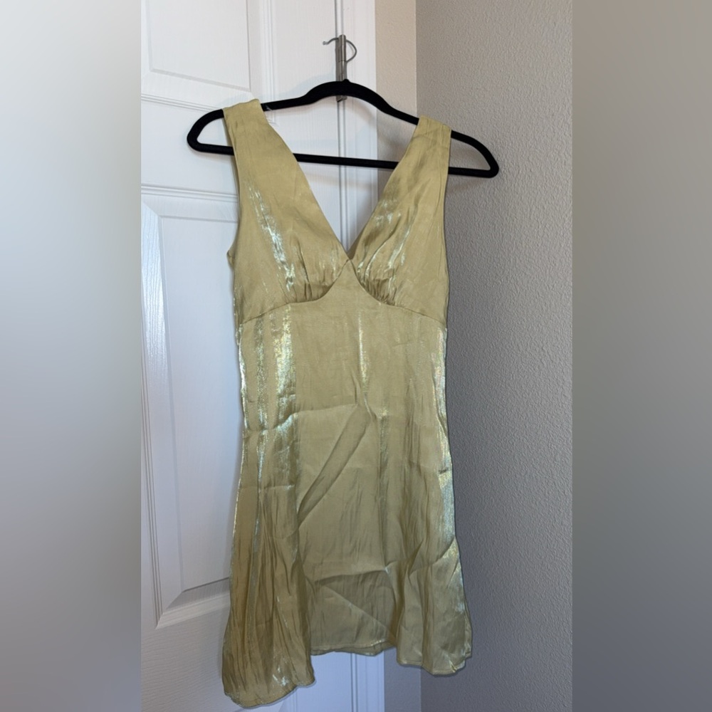 Green Slip Dress